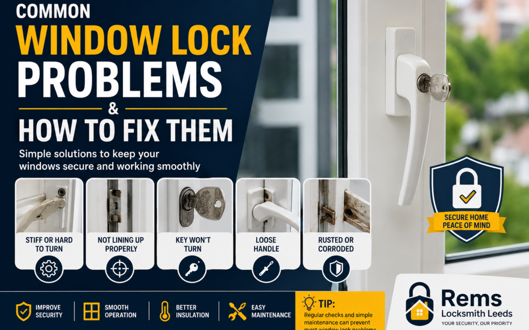 Common Window Lock Problems & How to Fix Them