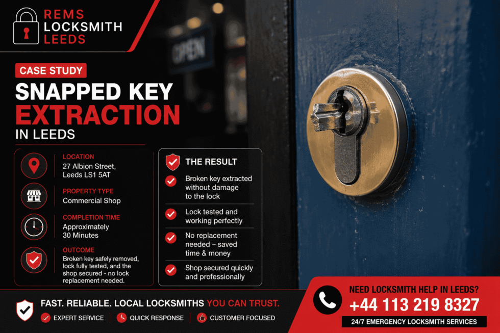 Snapped Key Extraction in Leeds – Case Study